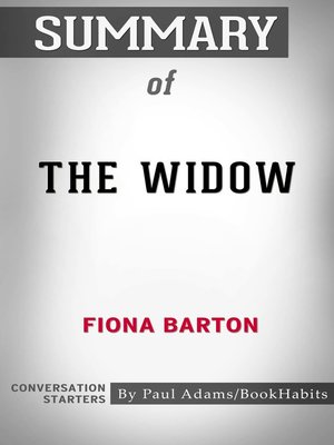 cover image of Summary of the Widow